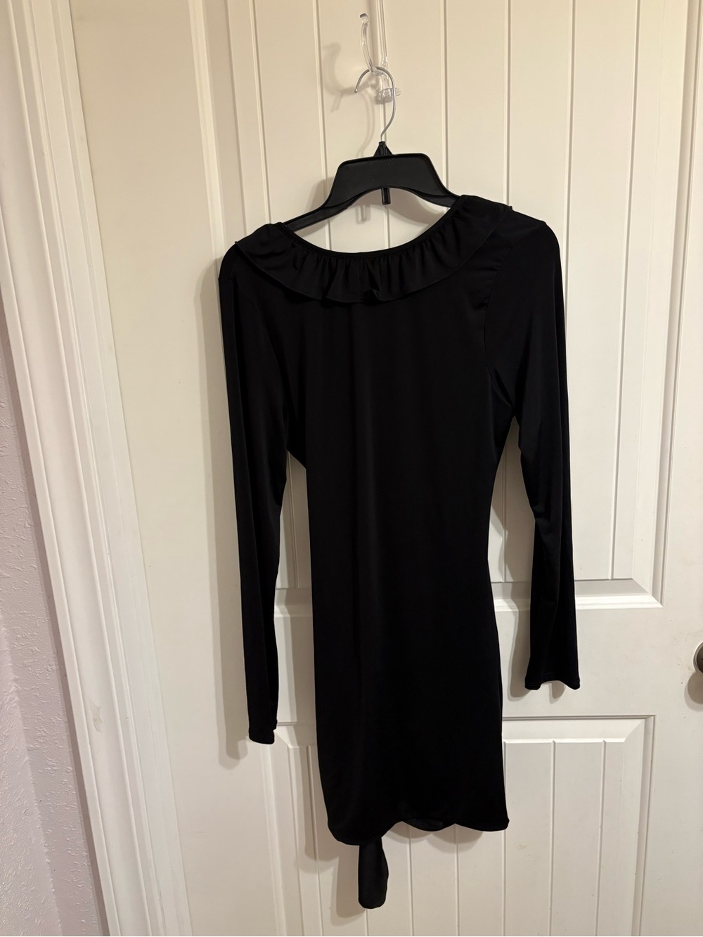 VENUS Black Women's Dress with Branded Neckline - Picture 2 of 3